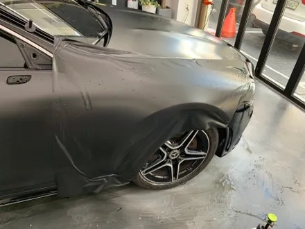 벤츠 cla 250 Carlas 매트 블랙 컬러 PPf 시공기 / 서울 중랑구