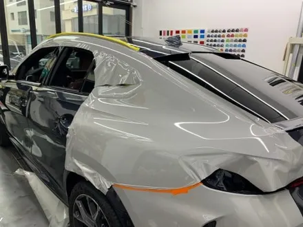 BMW X6 오토벨벳 초크그레이 크레용랩핑시공기 / 서울 중랑구