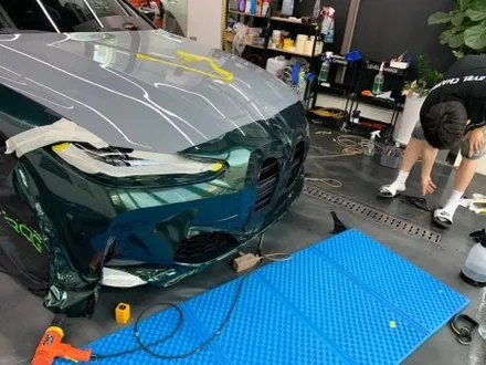 BMW M4 비닐프로그 고틀랜드그린 전체랩핑 시공기  / 서울 중랑구