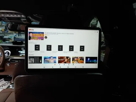 제네시스 G90 / eq900 리어모니터 안드로이드 핫스팟 미러링 블루투스 와이파이 aux usb HDMI 12.5인치 Q125 설치,