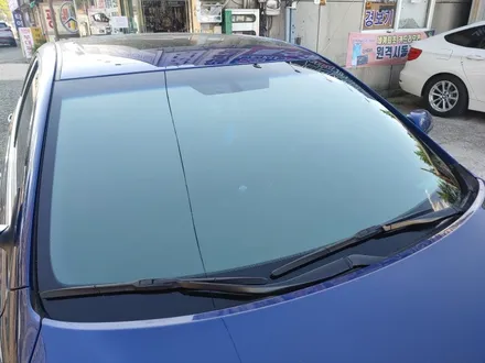 토요타 캠리 기존필름 제거 후 열차단 썬팅 애니가드 AP80R 반반사 필름 적외선 및 자외선 차단 썬팅, 시공 by 용인 블루존