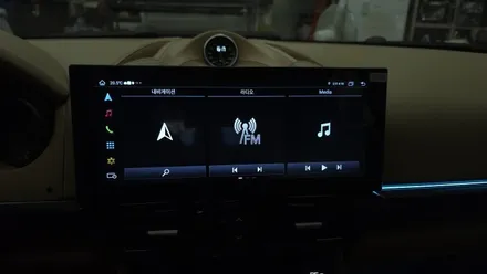포르쉐 카이엔 안드로이드올인원 어라운드뷰 설치
