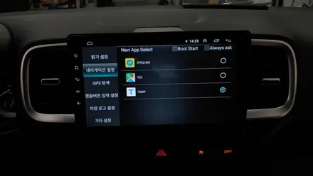 베뉴 안드로이드 올인원 9인치 설치 기존 카오디오 탈거후 설치 , 시공 by 용인 블루존