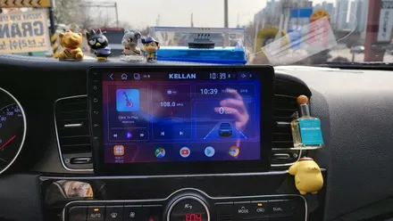 K7 2013 켈란 안드로이올인원 9인치 설치 기존 파인드라이브 7인치 소리안남 내비매립 탈거후, 카플레이 안드로이드오토 연동 , 시공 by 용인 블루존