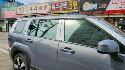 싼타페 MX5 2024년형 솔라가드새턴 열차단 썬팅 도어 엣지 및 도어컵 생활보호 PPF , 시공 by 용인 블루존