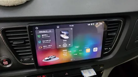 올뉴카니발 안드로이드올인원 교체설치 및 어라운드뷰 보정