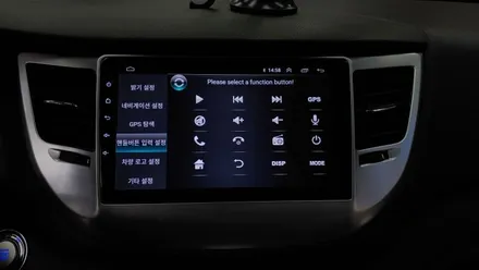 올뉴투싼 TL 켈란 안드로이드 올인원 9인치 설치 및 기존 후방카메라 연동, 시공 by 용인 블루존
