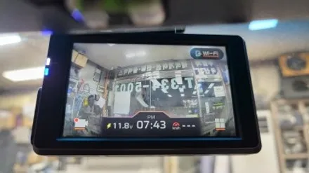 르노 삼성 SM520 안드로이드올인원 순정오디오 탈거후 설치 및 AHD 후방카메라, 후방감지기 2채널 블랙박스 장착 , 시공 by 용인 블루존