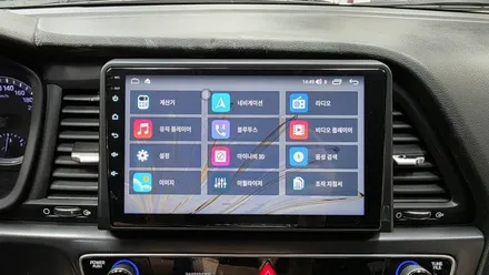 LF 소나타 뉴라이즈 아이나비3D 카인원i 안드로이드 올인원 AHD 후방카메라 설치