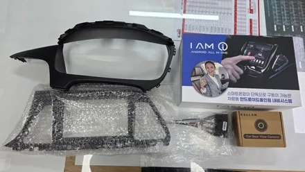 LF 소나타 켈란 안드로이드올인원 i6000 9인치 및 AHD 후방카메라 설치 기존 아이나비X1 탈거후 장착