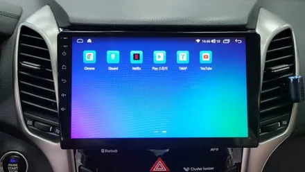 i30 GD 카나로 X-PLUS 설치 기존 파인드라이브 내비매립 탈거후 설치 , 시공 by 용인 블루존