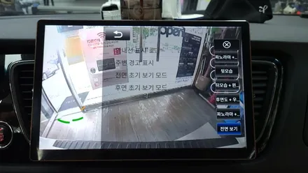 올뉴 더뉴 카니발 2017 13.3인치 안드로이드올인원 설치 순정네비게이션 탈거 순정어라운드연동 안드로이드오토 카플레이 , 시공 by 용인 블루존