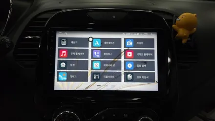 QM3 T2C 태블릿 PC 카오디오가 느려서 아이나비3D 카인원i 안드로이드올인원으로 교체 설치
