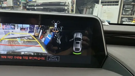 렉서스 ES300h 7세대 2021년식 12.3인치 안드로이드올인원 아이나비3D 카인원 설치 순정 터치안되는 네비게이션 모니터 탈거후 장착