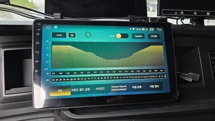 2025 만트럭 TGL 안드로이드올인원 아이나비3D 카인원M 10인치 설치 순정모니터 AS수리 받은후 탈거후 장착