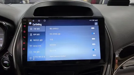스파크 해외직구 안드로이드올인원 AHD 후방카메라 설치 에스컬레이드 식빵등 장착
