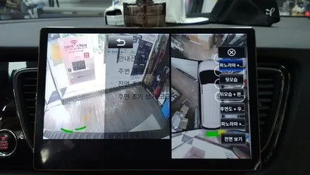 올뉴 더뉴 카니발 2017 13.3인치 안드로이드올인원 설치 순정네비게이션 탈거 순정어라운드연동 안드로이드오토 카플레이 , 시공 by 용인 블루존