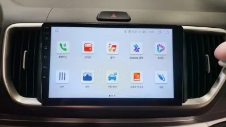 더 뉴 레이 9인치 안드로이드올인원 설치  안드로이드오토 카플레이 연동 , 시공 by 용인 블루존