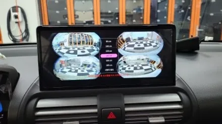 더뉴캐스퍼 3D MAX PRO 어라운드뷰 2025년형 10.25인치 순정내비게이션 연동하여 설치