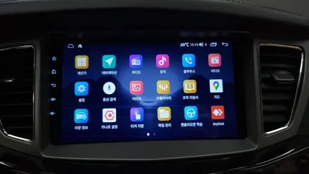K7 2011 모젠 순정내비게이션 -> 카나로 안드로이드 올인원 9인치 설치 공조기 , 카플레이 안드로이드오토 연동 , 시공 by 용인 블루존