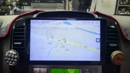그랜드카니발 켈란 안드로이드올인원 9인치 설치 파인드라이브 네비게이션 고장 카오디오 탈거후 장착