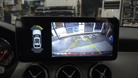 벤츠 GLA 12.3인치 안드로이드올인원 아이나비 3D 카인원 프로 맥스 설치 순정내비 모니터 고장으로 화면 안들어옴