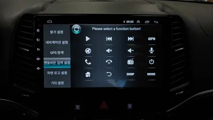 싼타페CM 켈란 안드로이드 올인원 설치 상단네비게이션 매립 탈거후 장착 안드로이드오토 애플카플레이 , 시공 by 용인 블루존