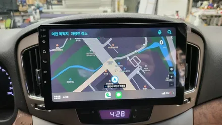 쌍용 체어맨 안드로이드올인원 설치 이도 s class 런즈 올인원 고장으로 안꺼짐... 탈거후 장착, 시공 by 용인 블루존