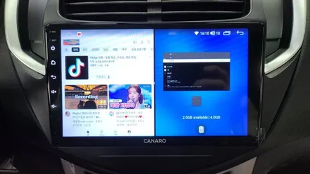 트랙스 2016 카나로 안드로이드올인원 설치 , 기존 마이링크 탈거 순정후방카메라 카플레이 안드로이드오토 연동 , 시공 by 용인 블루존