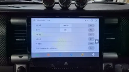 스즈키 허슬러 9인치 켈란 안드로이드올인원 설치 카플레이 안드로이드오토