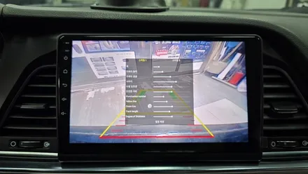 LF소나타 안드로이드올인원 카인원M 아이나비3D 설치 기존 네비게이션 매립 고장으로 탈거후 장착