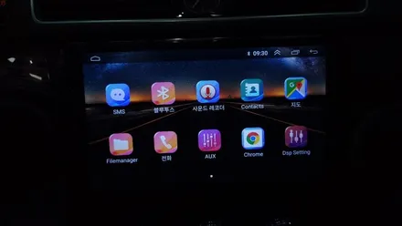 폭스바겐 파사트 PASSAT Fender 앰프사양 켈란 안드로이드올인원 설치 및 후방카메라 AHD VW전용 손잡이 카메라 장착 카플레이 안드로이드오토 , 시공 by 용인 블루존