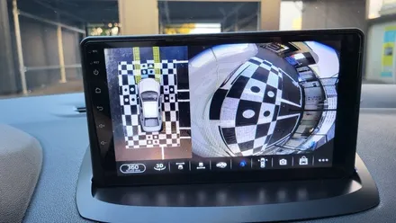 뉴SM3 켈란 안드로이드 올인원 및 3D 어라운드뷰 설치 , 시공 by 용인 블루존