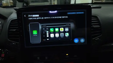 기아 쏘렌토R 안드로이드올인원 설치 상단매립 탈거 티맵 카카오내비
