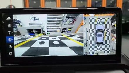 더뉴캐스퍼 3D MAX PRO 어라운드뷰 2025년형 10.25인치 순정내비게이션 연동하여 설치