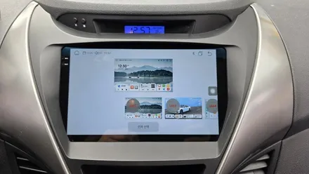 아반떼MD 순정내비고장 켈란 안드로이드올인원 i6000 7865 CPU 9인치 설치