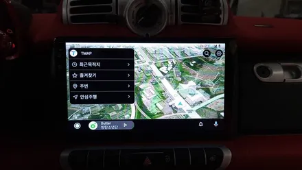 벤츠 스마트 포투 카브리오 켈란 안드로이드 올인원 10인치 , 후방카메라 설치 안드로이드오토 카플레이 연동, 시공 by 용인 블루존