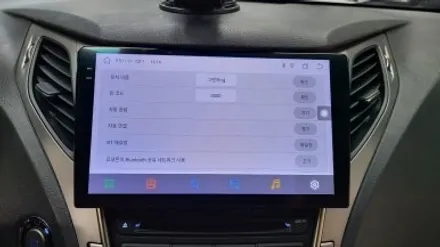 그랜저HG 켈란 안드로이드올인원 설치 기존 순정내비게이션 탈거 순정후방카메라 공조기 연동