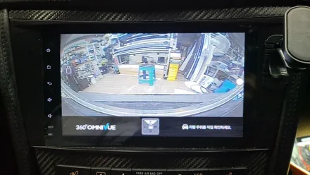벤츠 CLS 옴니뷰 어라운드뷰 후방카메라 백화 반전 수리 및 공차보정