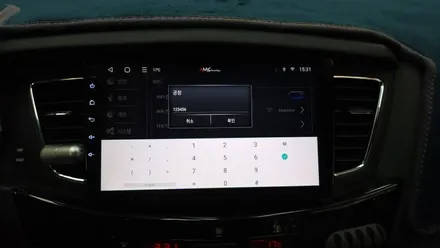 K7 2012 모젠 내비게이션을 탈착하고 안드로이드 올인원으로 교체 설치 전방카메라 후방카메라 연동하였습니다. , 시공 by 용인 블루존