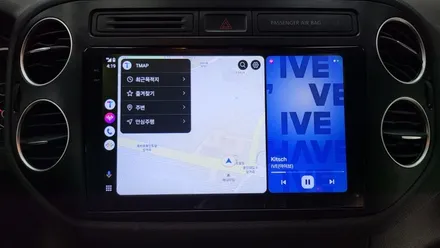 티구안 안드로이드 올인원 켈란 아이엠아이 7862s 순정내비 고장으로 교체 설치 하였습니다.