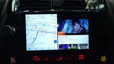 모하비 안드로이드올인원 설치 기존 런즈 네비게이션 고장으로 탈거 , 켈란 아이엠아이 i4000 , 시공 by 용인 블루존