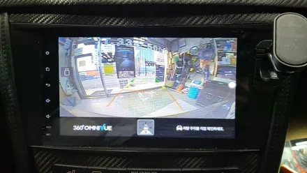 벤츠 CLS 옴니뷰 어라운드뷰 후방카메라 백화 반전 수리 및 공차보정