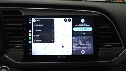 아반떼AD 네비고장 안드로이드오토 카플레이 올인원 설치하기