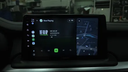 2022더뉴K3 아반떼AD 카플레이 안드로이드오토 올인원 후방카메라연동 설치