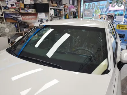 기아 k8 솔라가드 새턴 열차단 반반사 필름 썬팅시공 및 아이나비 z5000 plus 2채널 블랙박스 설치, 시공 by 용인 블루존