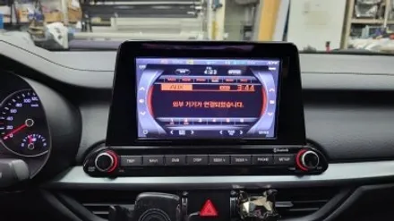 기아 K3 켈란 안드로이드올인원 설치 및 후방카메라 안드로이드오토 카플레이 연동 설치하였습니다. ~ , 시공 by 용인 블루존