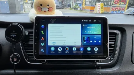 올뉴카니발 안드로이드올인원 교체설치 및 어라운드뷰 보정