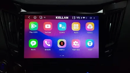 YF소나타 켈란 안드로이드올인원 9인치 6+128GB 10코어 android12 안드로이드오토 카플레이 연동 , 시공 by 용인 블루존