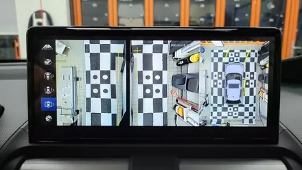 더뉴캐스퍼 3D MAX PRO 어라운드뷰 2025년형 10.25인치 순정내비게이션 연동하여 설치